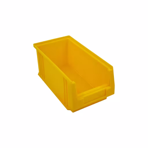 Contenitore aperto, PxLxA 290x150x125 mm, giallo, polipropilene della marca Schulte Lagertechnik dal programma scaffalature a scaffale
