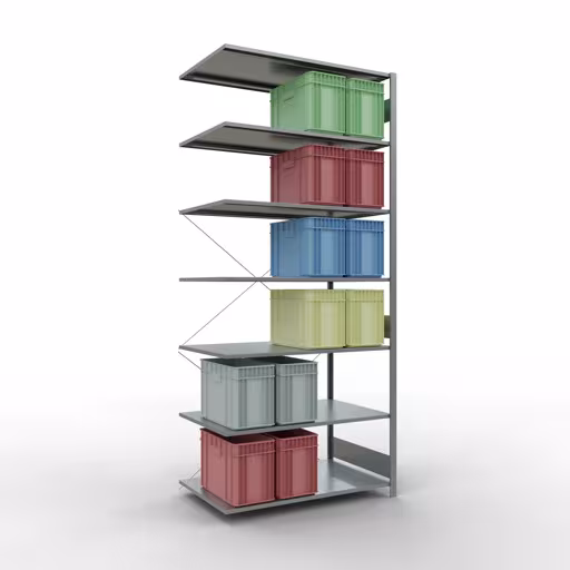 Tablette supplémentaire système enfichable 3000x1300x800 mm, type 150 kg, galvanisée avec GTIN 4004514217813 Étagère supplémentaire système enfichable 3000x1300x800 mm, type 150 kg, galvanisée de Schulte Lagertechnik avec le numéro d'article 1100001. 12787-130