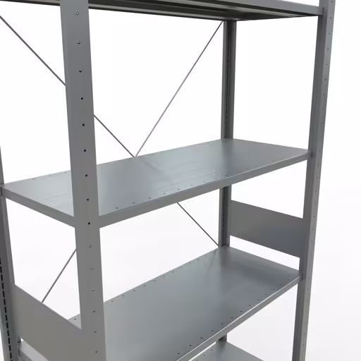Figura n. 11 dell'articolo scaffale base, scaffale, sistema a innesto MULTIplus150, 3000 x 1000 x 400 mm (AxLxP), 7 ripiani, traversa, zincato del gruppo di prodotti sistema a innesto della marca Schulte Lagertechnik