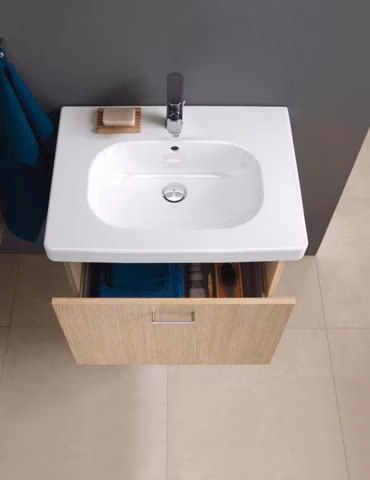 Duravit B.1 Mitigeur monocommandé pour lavabo M avec tirette, chrome Hansgrohe