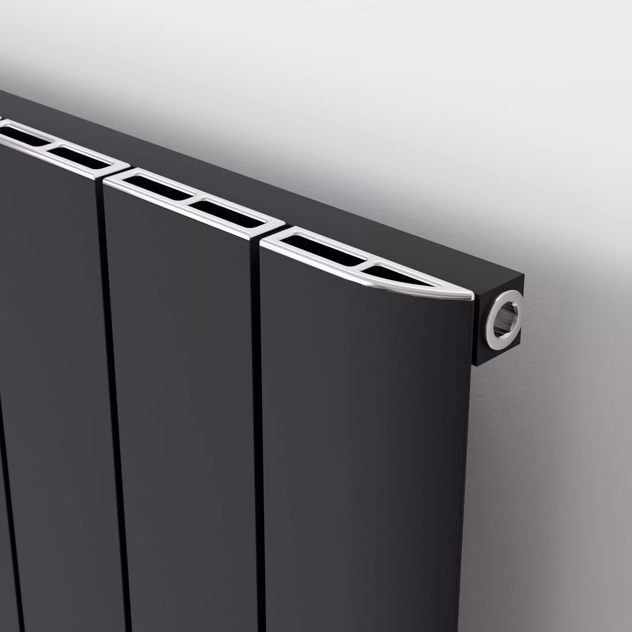 Radiateur aluminium Trigo raccordement central structure anthracite de la marque Ximax de la catégorie radiateur en aluminium