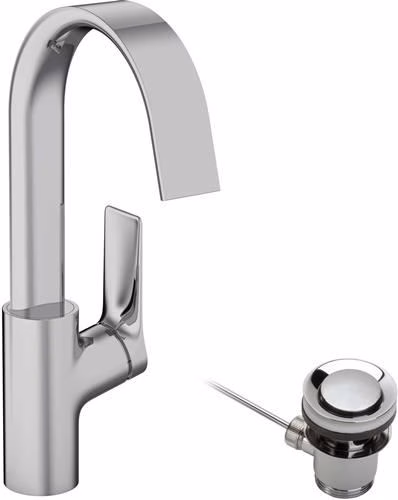 Detailbild 4058554 Hansgrohe Mitigeur monocommandé pour lavabo VIVENIS 210 avec vidage à tirette 1 1/4 pouce chromé