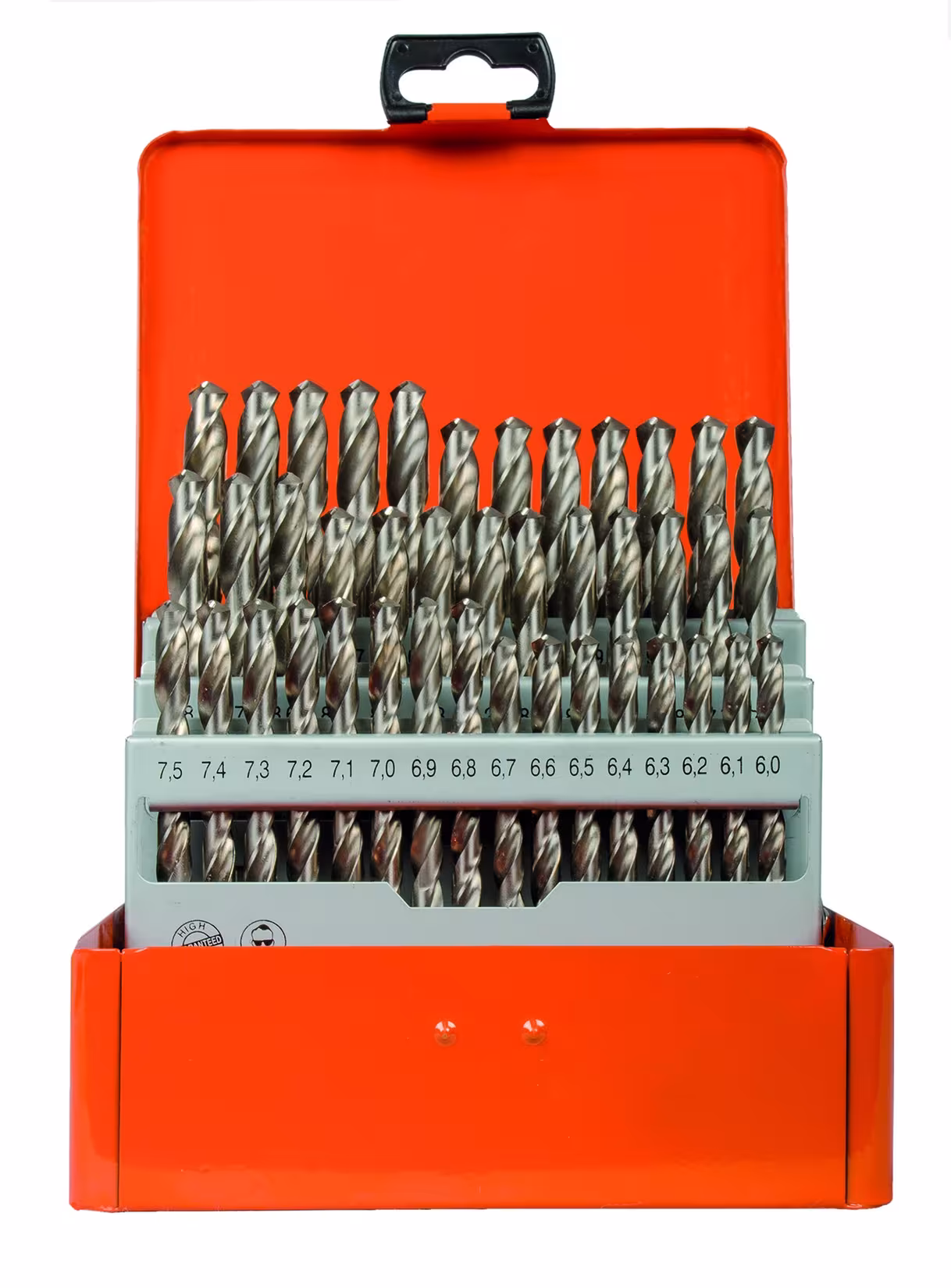 Cassetta punte HSS-G 41 pezzi 6-10/0,1 mm TURBO, punta, articolo n. 60445