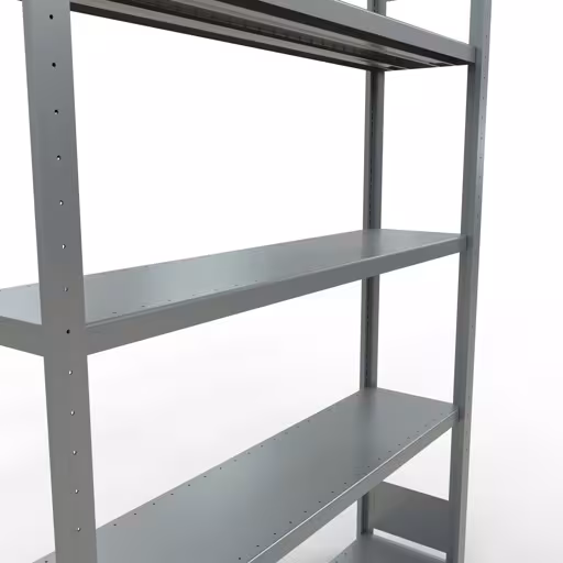 Figure n° 15 de l'article étagère de base, étagère, système enfichable MULTIplus250, 2000 x 1300 x 300 mm, 5 étagères, galvanisées du groupe de produits système enfichable de Schulte Lagertechnik