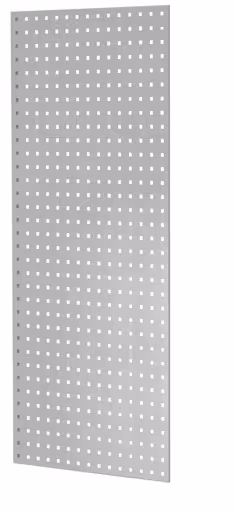 Pannello laterale in lamiera forata, 90 x 1300 x 600 mm (A x P), RAL 7035 grigio chiaro della marca Schulte Lagertechnik della gamma di prodotti per sistemi a innesto