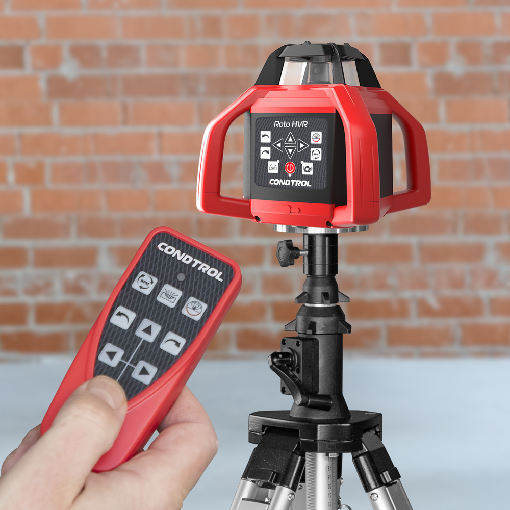 Ohne Text 847720 Horizontaler & vertikaler Rotationslaser mit ROTEM Laserstrahl Roto HVR