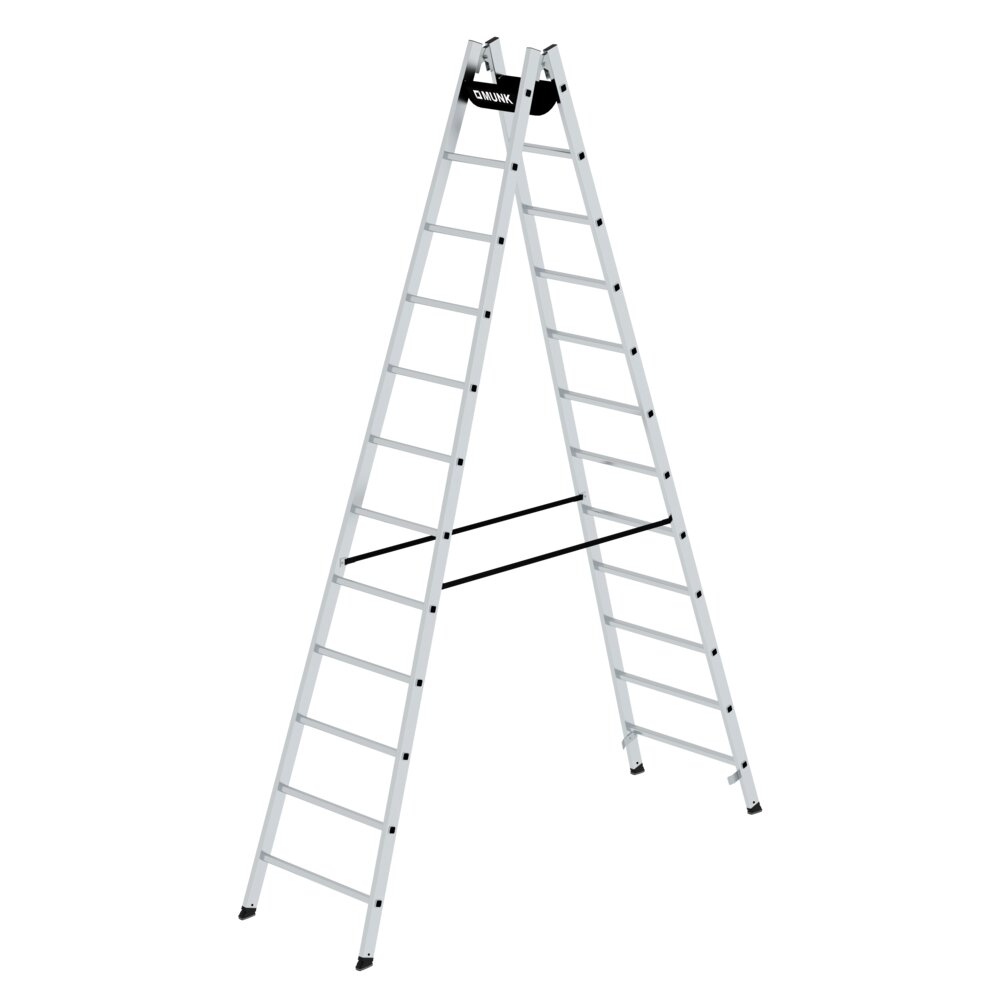 Munk Sprossen-Stehleiter 2x12 Sprossen von Günzburger Steigtechnik Munk Sprossen-Stehleiter aus der Kategorie Stehleitern mit der Artikelnr. 033024