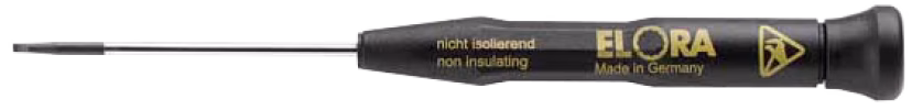 Elektronik Schraubendreher ESD, Schlitz, 600-IS 4,0x100 ESD von ELORA Elektronik Schraubendreher ESD, Schlitz, 600-IS ESD aus der Kategorie ESD-Schraubendreher mit der Artikelnr. 0600401002000