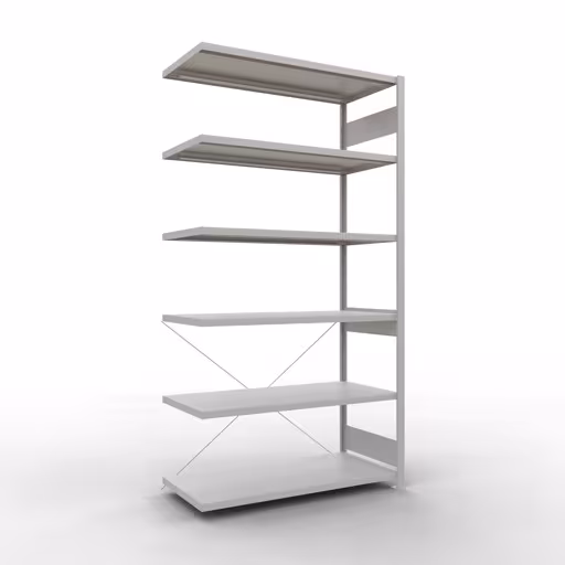 Figure n° 14 de l'article système enfichable 2500x1300x600 mm, type 250 kg, gris clair du groupe de produits système enfichable de Schulte Lagertechnik
