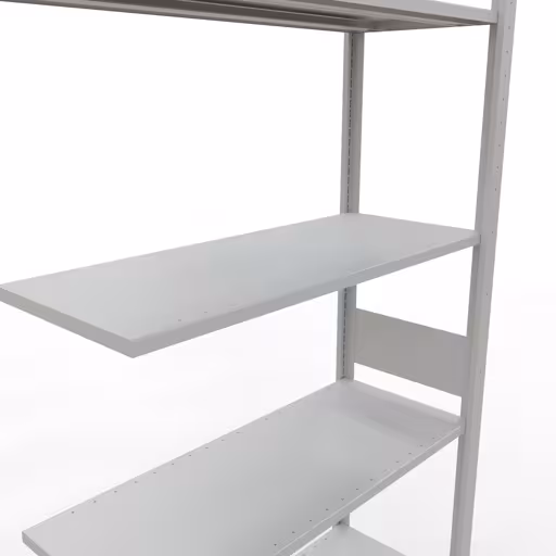 Étagère complémentaire, étagère, système enfichable MULTIplus150, 3000 x 1000 x 400 mm, 7 étagères, gris clair RAL 7035 de la marque Schulte Lagertechnik de la gamme de produits du système enfichable