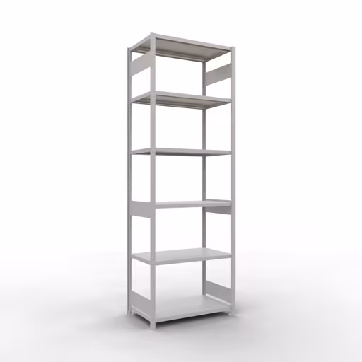 Figure n° 15 de l'article étagère de base, système d'étagères enfichables MULTIplus250, 3000 x 1000 x 600 mm, 7 étagères, RAL 7035 gris clair du groupe de produits système enfichable de Schulte Lagertechnik