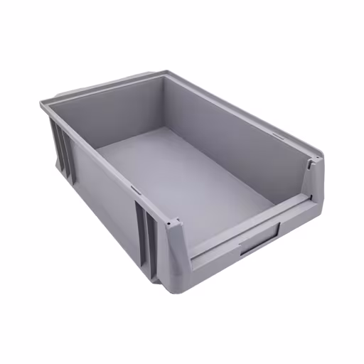 Contenitore aperto, PxLxA 150x315x500 mm, grigio, polipropilene della marca Schulte Lagertechnik dal programma scaffalature