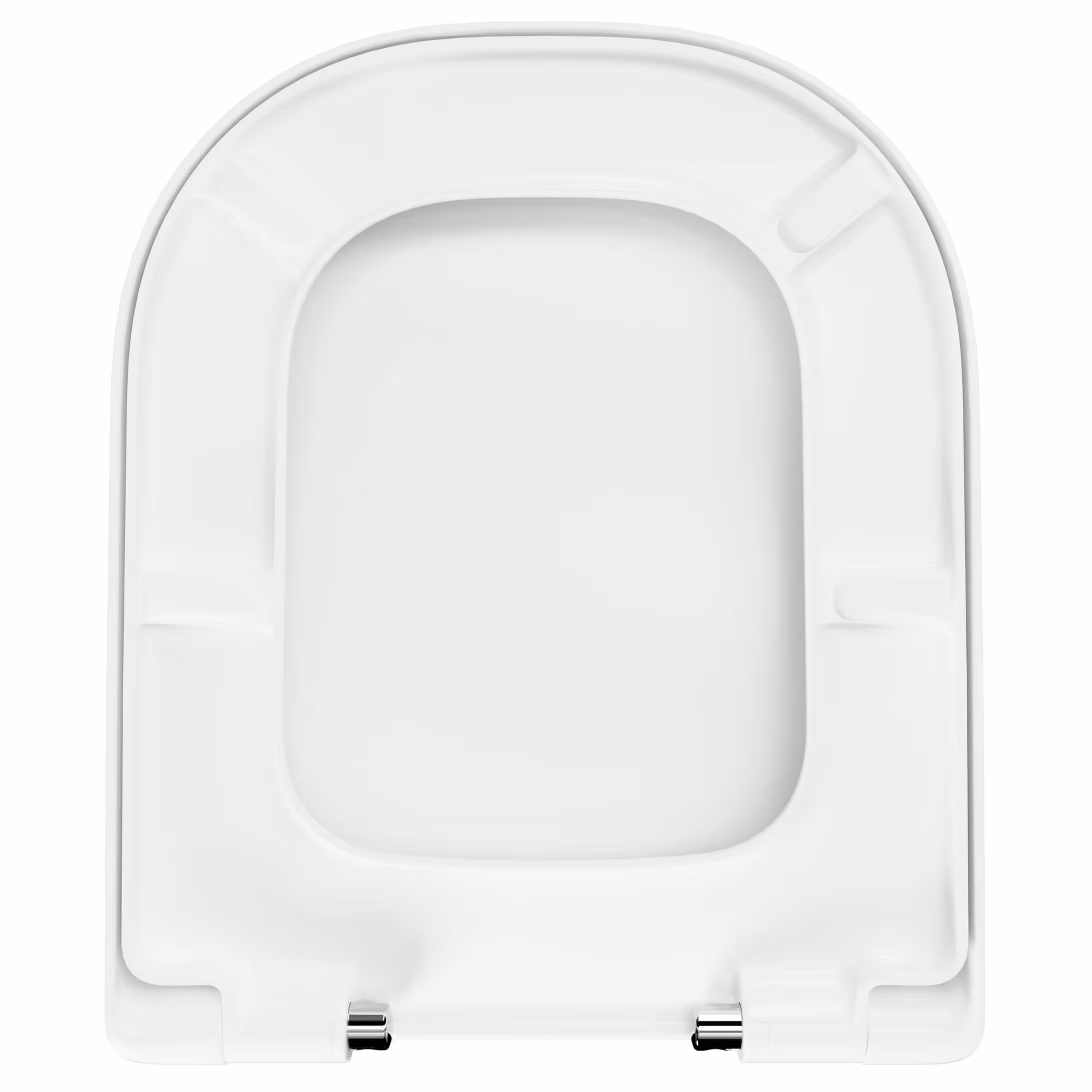Immagine aggiuntiva dell'articolo sedile WC D900 forma a D bianco con meccanismo di chiusura ammortizzata da WC/WC