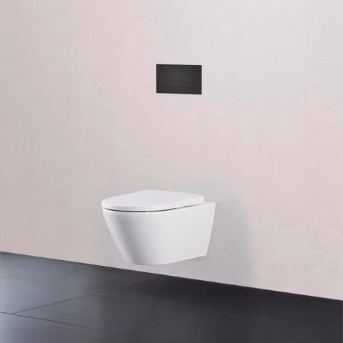 Detailbild 4018672 Ensemble WC mural Duravit 540 mm D-Neo blanc, chasse d'eau basse rimless, siège WC avec abaissement automatique, Durafix inclus