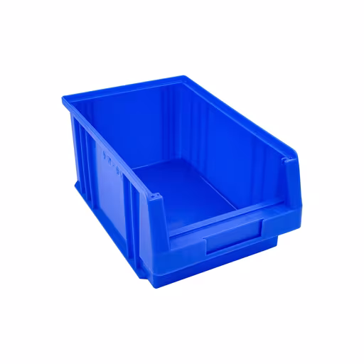 Un'altra vista dell'articolo Contenitore a vista, PxLxA 330x213x150 mm, blu, polipropilene della categoria Scaffali