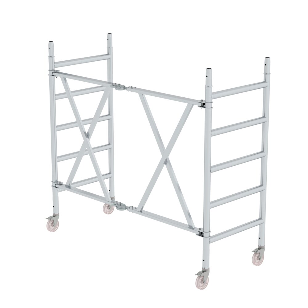 Munk Klapprahmeneinheit mit Lenkrollen aus der Kategorie Rollgerüste mit der Artikelnr. 027945, Baugewerbe, Gerüste, Krippe, Mobiliar, Bett für Säuglinge