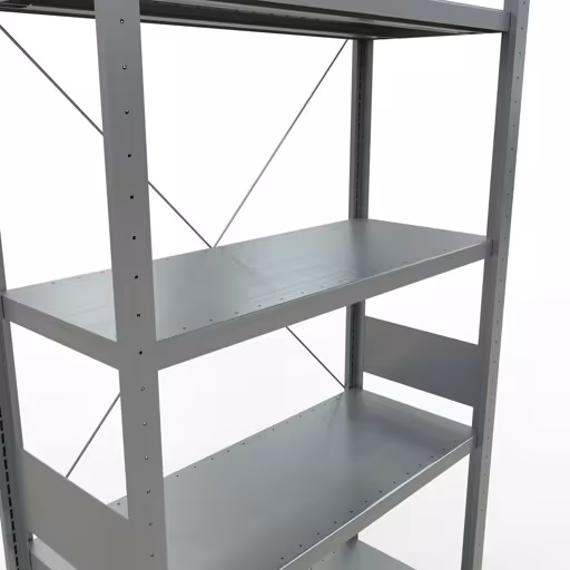 Figura n. 13 dell'articolo scaffale base, scaffale, sistema a innesto MULTIplus330, 3000 x 1000 x 400 mm (AxLxP), 7 ripiani, traversa, zincato del gruppo di prodotti sistema a innesto della marca Schulte Lagertechnik