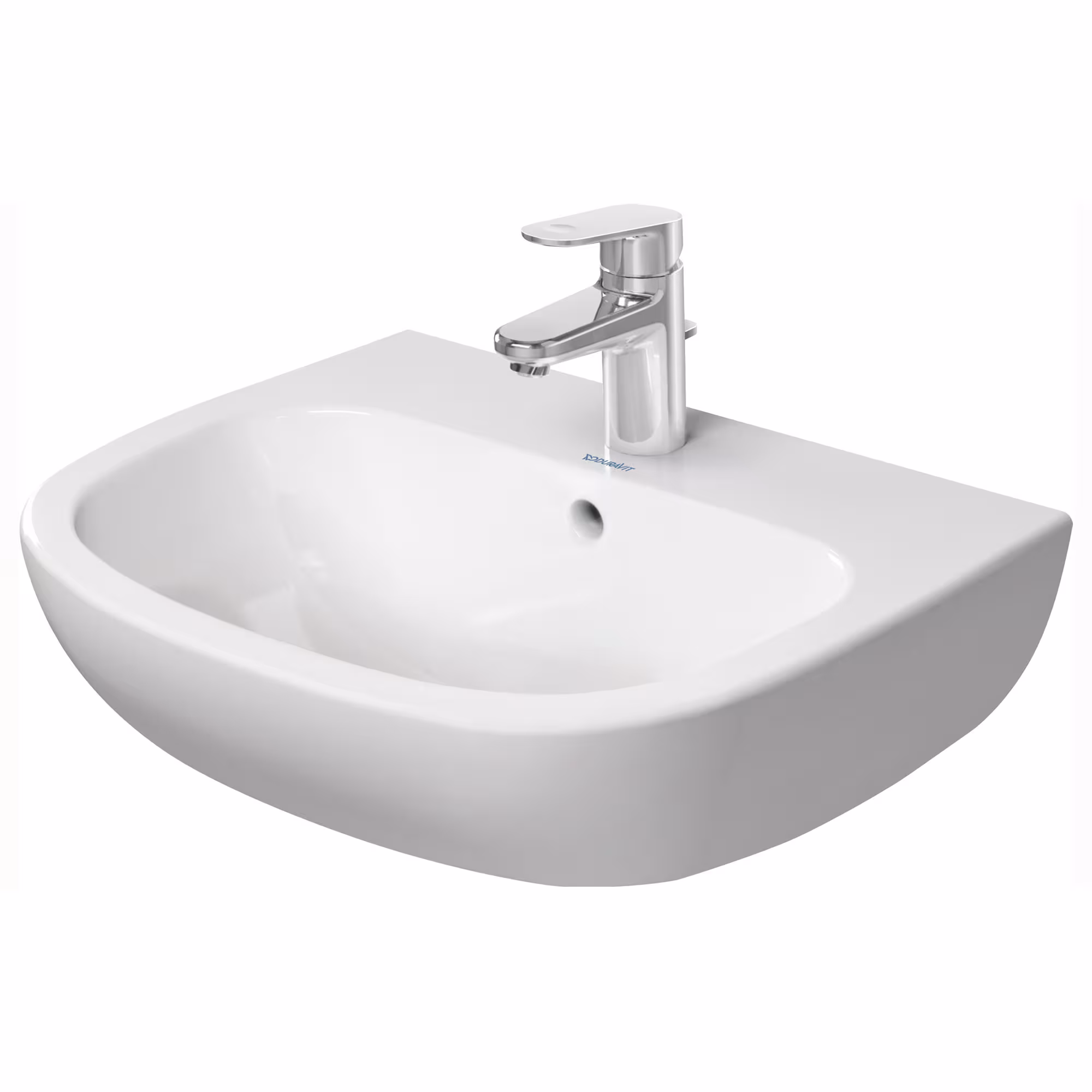 Waschtisch D-Code 55 cm weiß - Design by Sieger Design von der Marke Duravit DURAVIT Waschtische Design "D-Code" Typ Größe: Waschtisch 55cm weiß aus der Kategorie Waschtische mit der Artikelnr. 8254517