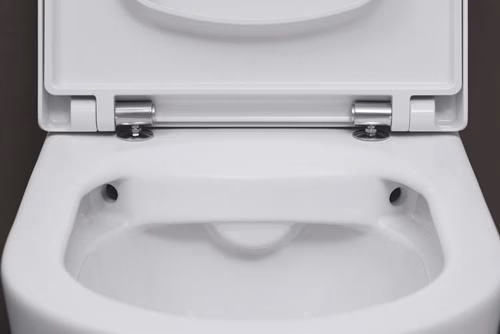 Detailbild 4042980 Set per WC sospeso Duravit ME by Starck, senza bordo, scarico Durafix, bianco, incluso sedile del WC con chiusura ammortizzata