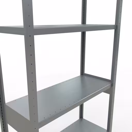Scaffale base, scaffale, sistema a innesto MULTIplus250, 3000 x 1000 x 400 mm (AxLxP), 7 ripiani, barre longitudinali, zincato della marca Schulte Lagertechnik della gamma dei sistemi a innesto