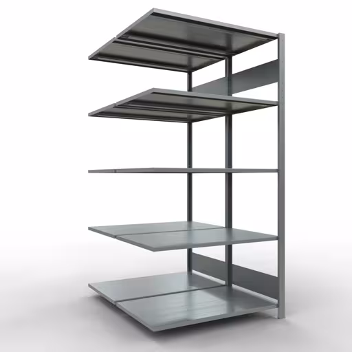 Anbauregal, Doppelregal, Fachbodenregal Stecksystem MULTIplus150, 2000 x 1000 x (2x600) mm (HxBxT), 2x5 Fachböden, Längenriegel, verzinkt von der Marke Schulte Lagertechnik Anbauregal, Doppelregal, Fachbodenregal Stecksystem MULTIplus150, 2000 x 1000 x (2x600) mm (HxBxT), 2x5 Fachböden, Längenriegel, verzinkt aus der Kategorie Doppelregale mit der Artikelnummer 17865