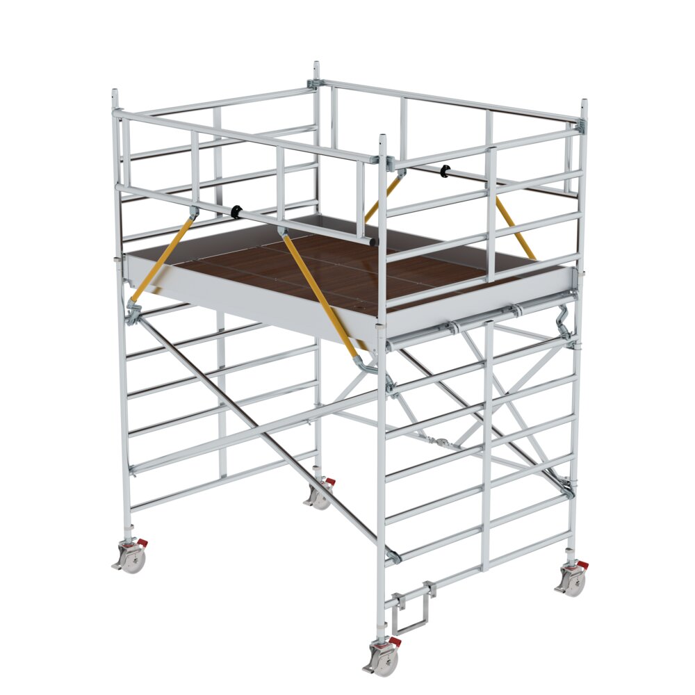 Munk Klappgerüst SG mit Dreifach-Plattform Plattformhöhe 2,51 m von Günzburger Steigtechnik Munk Klappgerüst SG mit Dreifach-Plattform aus der Kategorie Klappgerüste mit der Artikelnr. 115510, Baugewerbe, Gerüste, Krippe, Mobiliar, Bett für Säuglinge