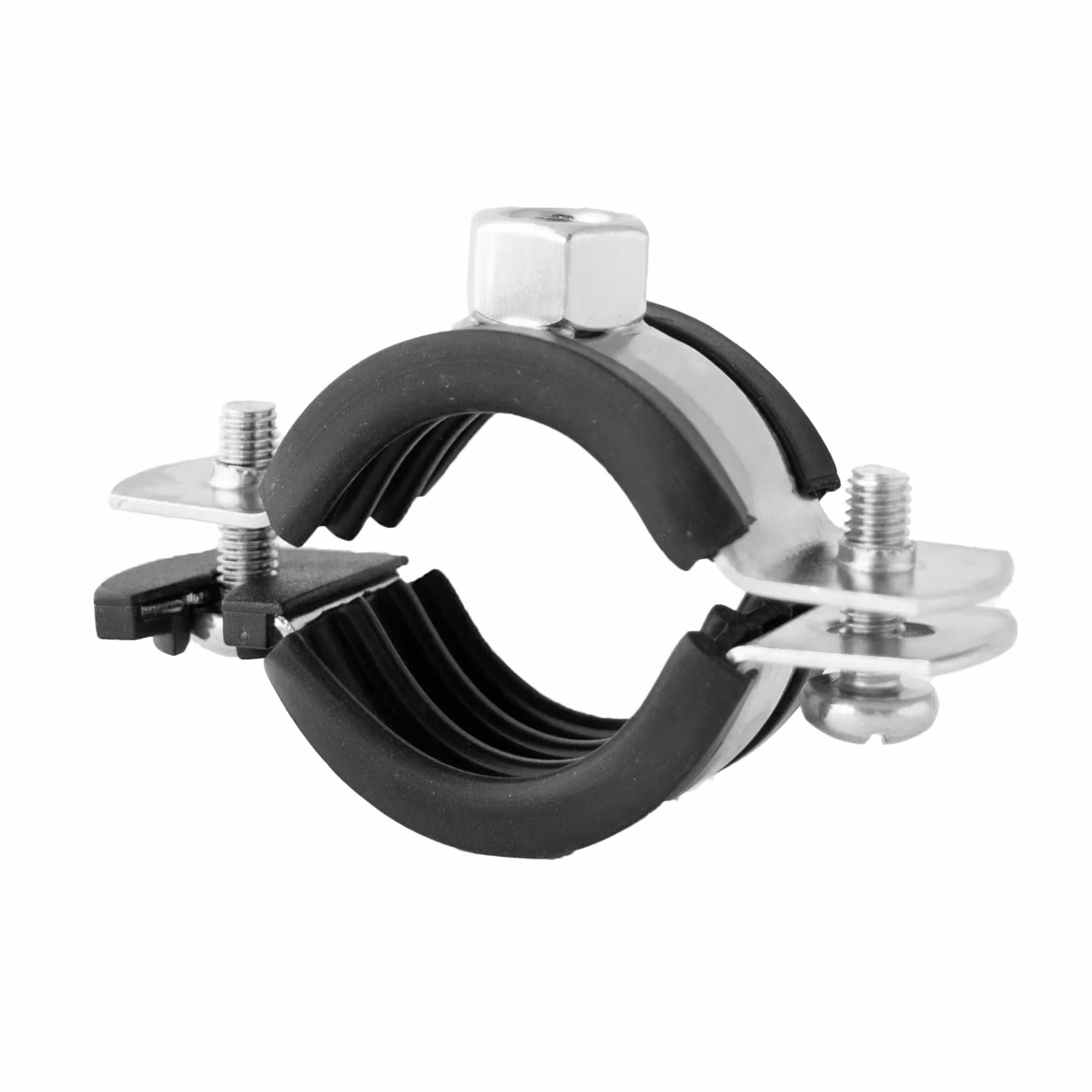 Fascetta per tubi a vite Fixotec Classic Pro M8 e M8/M10, due fascette per tubi a vite, articolo n. 204154