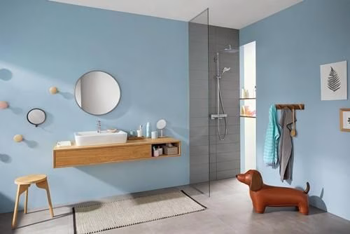 Detailbild 4070086 Hansgrohe Showerpipe Croma E 280 1jet chrome avec thermostat de douche