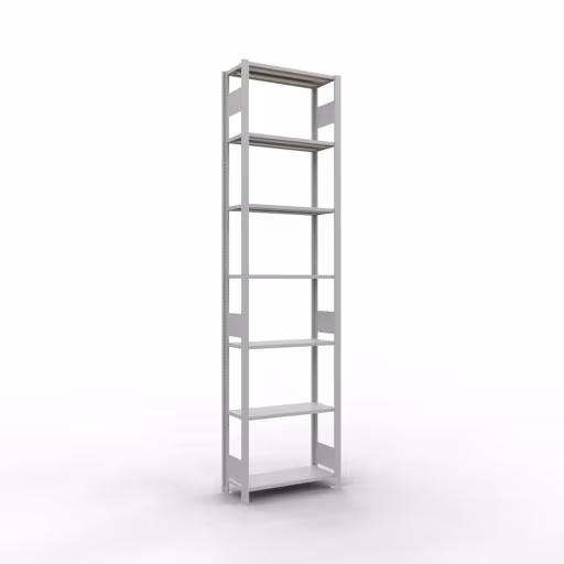 Immagine del prodotto n. 14 dell'articolo scaffale base, sistema a innesto per ripiani MULTIplus150, 3000 x 750 x 300 mm, 7 ripiani, RAL 7035 grigio chiaro dalla gamma di prodotti per sistemi a innesto della marca Schulte Lagertechnik