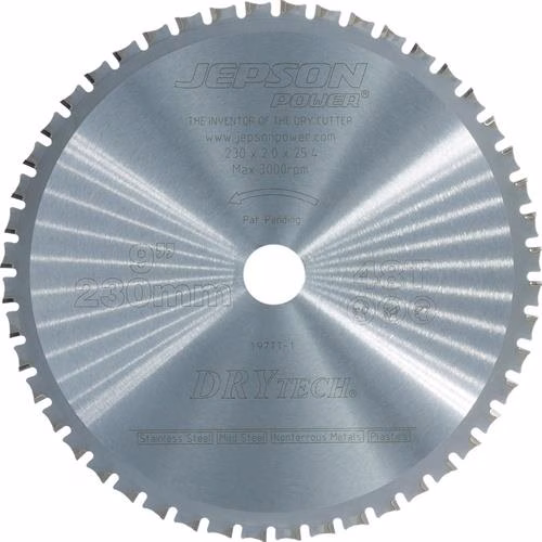 Metallkreissägeblatt 230/48Z Durchmesser 230mm Breite 2,0mm Bohrungs-Durchmesser 25,4 JEPSON aus der Kategorie Kreissägeblatt mit der Teilenummer 4681346011