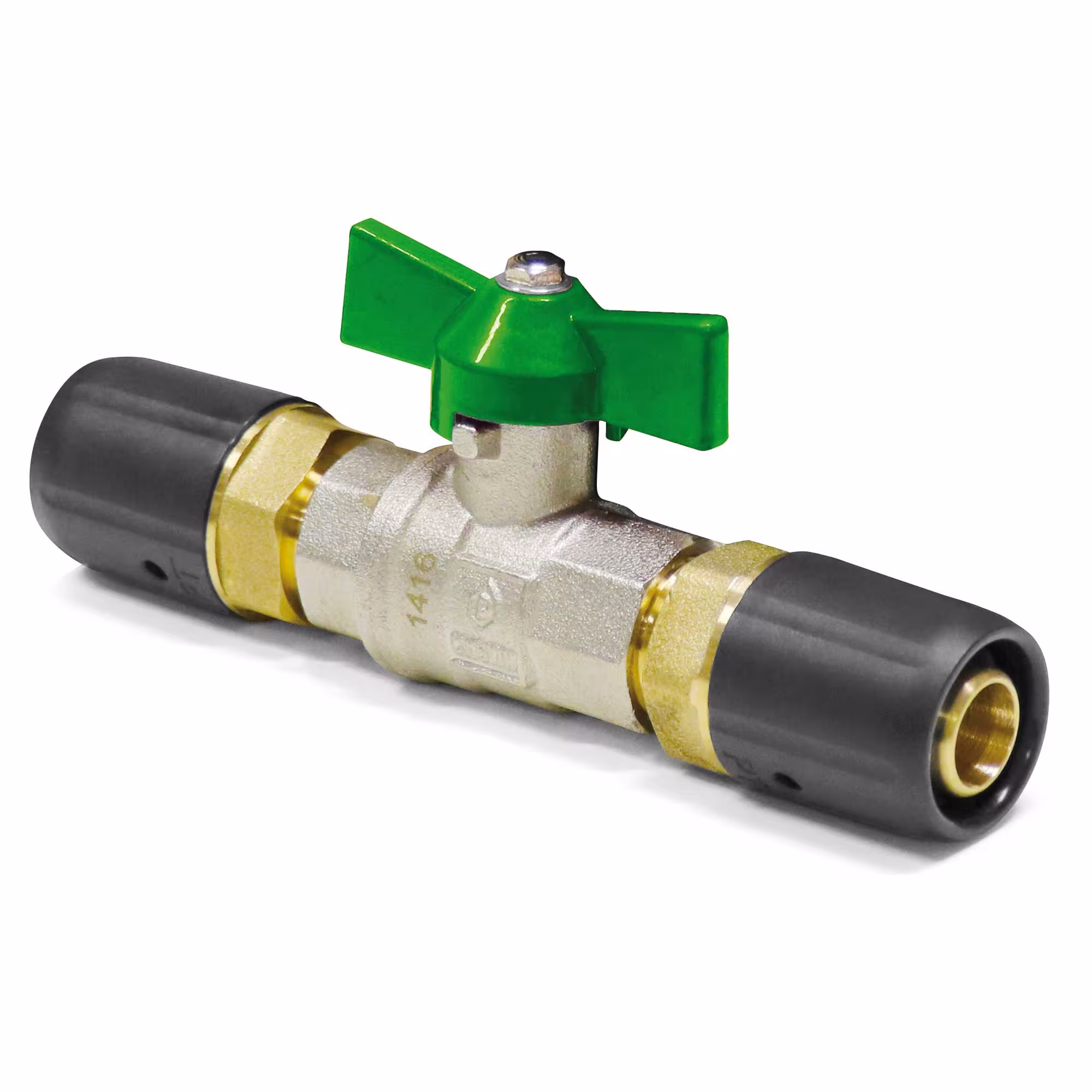 Robinet à boisseau sphérique enfichable pour eau potable, raccords enfichables