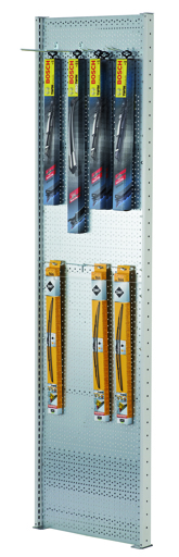 Crochet mural perforé, type 3, 200 mm, galvanisé brillant avec GTIN 4004514206428 Crochet mural perforé, type 3, 200 mm, galvanisé brillant de Schulte Lagertechnik avec réf. 12492