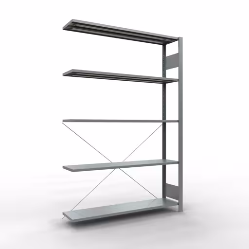 Ripiano aggiuntivo con sistema a innesto 2000x1300x300 mm, tipo 150 kg, zincato di Schulte Lagertechnik della categoria Sistema a innesto