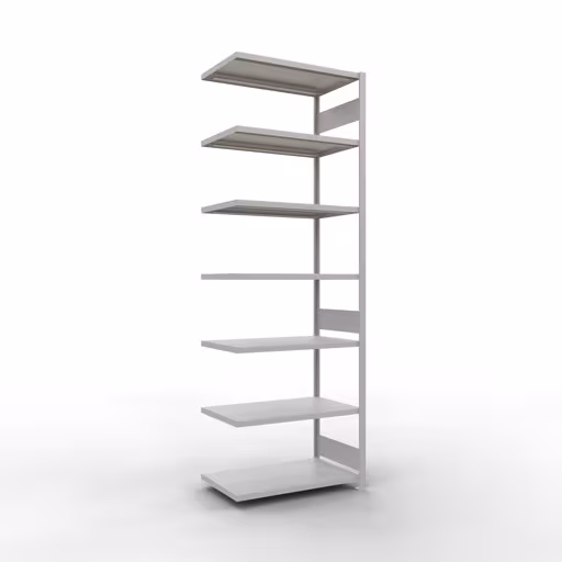 Figure n° 14 de l'article, système d'étagères enfichables MULTIplus330, 3000 x 1000 x 600 mm, 7 étagères, RAL 7035 gris clair du groupe de produits système enfichable de Schulte Lagertechnik