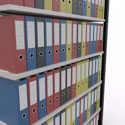 Anbauregal, Büro-Fachbodenregal Stecksystem MULTIplus85, 2300 x 1300 x 300 mm (HxBxT), 7 Fachböden, Kreuzstrebe, mit Anschlagleiste, schwarz/lichtgrau aus der Kategorie Stecksystem mit der GTIN 4004514249890 Anbauregal, Büro-Fachbodenregal Stecksystem MULTIplus85, 2300 x 1300 x 300 mm (HxBxT), 7 Fachböden, Kreuzstrebe, mit Anschlagleiste, schwarz/lichtgrau von der Marke Schulte Lagertechnik aus der Produktreihe Büroregale