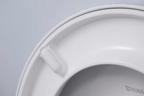 Detailbild 4042995 Set per WC sospeso Duravit ME by Starck, senza bordo, scarico Durafix, bianco, incluso sedile del WC con chiusura ammortizzata