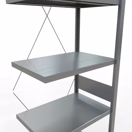 Figure n° 11 de l'article, système d'étagères enfichables pour étagères MULTIplus250, 3000 x 750 x 500 mm, 7 étagères, galvanisées du groupe de produits système enfichable de la marque Schulte Lagertechnik