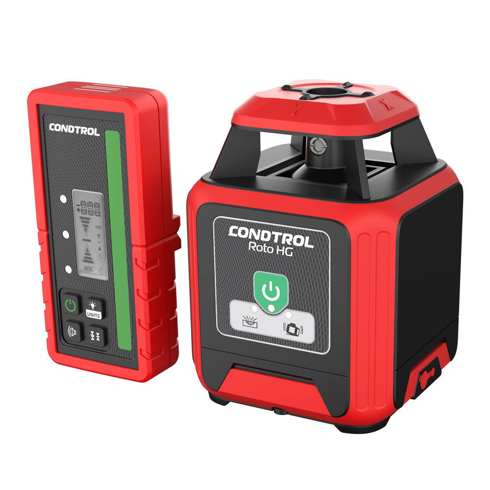 Horizontaler Rotationslaser mit GRÜNEM Laserstrahl Roto HG