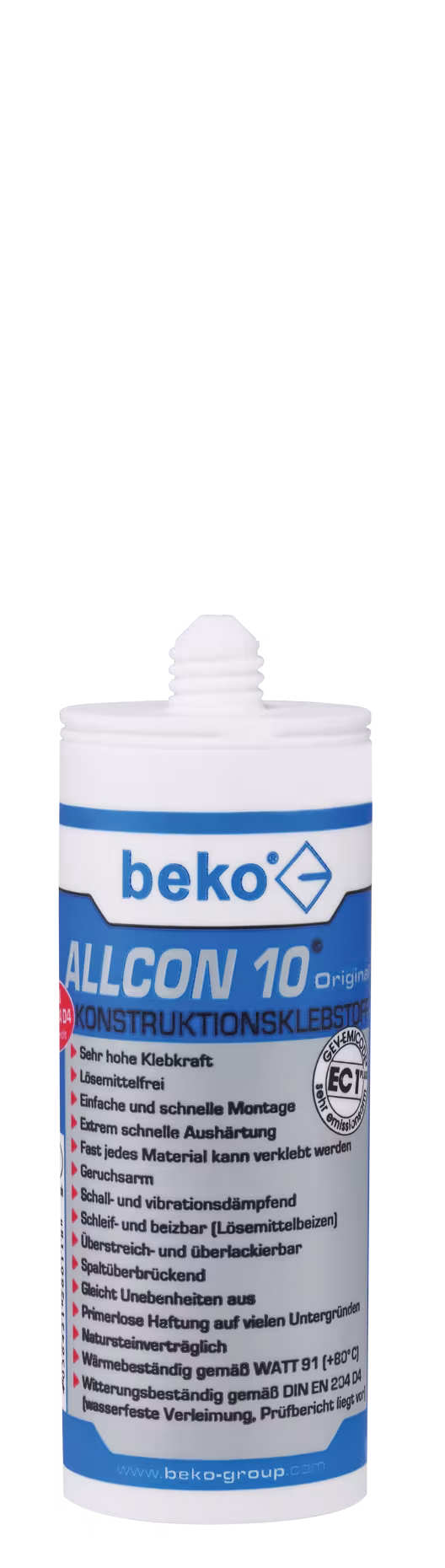 Adesivo da costruzione Allcon 10® 150 ml di Beko Adesivo da costruzione Allcon 10® 150 ml dalla categoria adesivi di montaggio con articolo n. 260 100 150