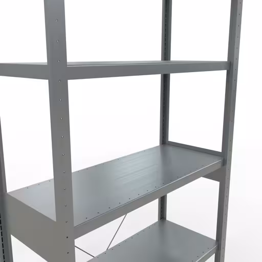 Image du produit n° 15 de l'article étagère de base, étagère, système enfichable MULTIplus330, 2500 x 1000 x 400 mm, 6 étagères, traverse, galvanisé Figure n° 15 de l'article étagère de base, système d'étagères enfichables MULTIplus330, 2500 x 1000 x 400 mm, 6 étagères, galvanisées du groupe de produits système enfichable de Schulte Lagertechnik