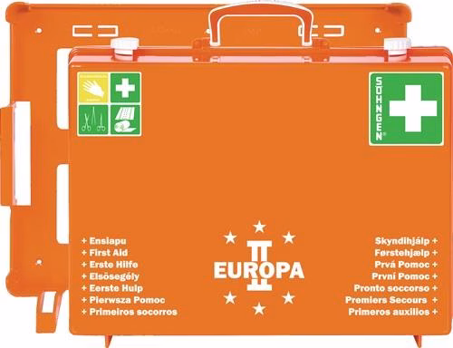Kit di pronto soccorso EUROPA II B400xH300xD150 mm circa, arancione, SÖHNGEN, della categoria Söhngen, con codice articolo 4000386056