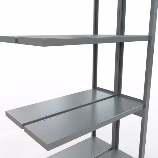 Scaffale aggiuntivo, scaffale doppio, sistema di scaffali MULTIplus250, 3000 x 1000 x (2x300) mm (AxLxP), 2x7 ripiani, barre longitudinali, zincato della marca Schulte Lagertechnik dal programma scaffali