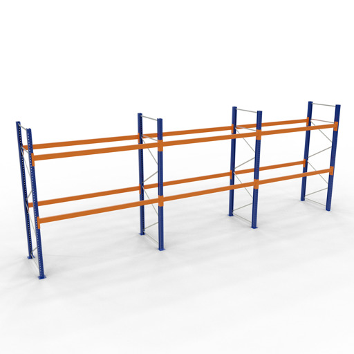 Figura n. 7 dell'articolo portapallet 3 campi da 2700 mm ciascuno - 4000x1100mm, AxP, 12 barre (3000kg) del gruppo di prodotti portapallet della marca Schulte Lagertechnik