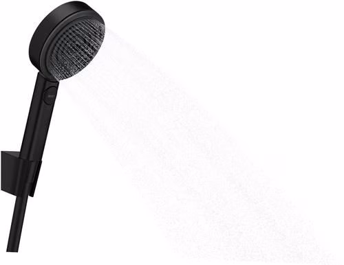 Detailbild 4049325 Hansgrohe set de douche PULSIFY SELECT 105 3jet Relaxation flexible de douche 1,25 m noir mat