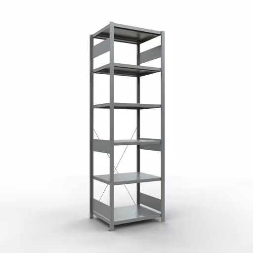 Figure n° 9 de l'article étagère de base, système d'étagères enfichables MULTIplus250, 2500 x 750 x 600 mm, 6 étagères, galvanisées du groupe de produits système enfichable de la marque Schulte Lagertechnik