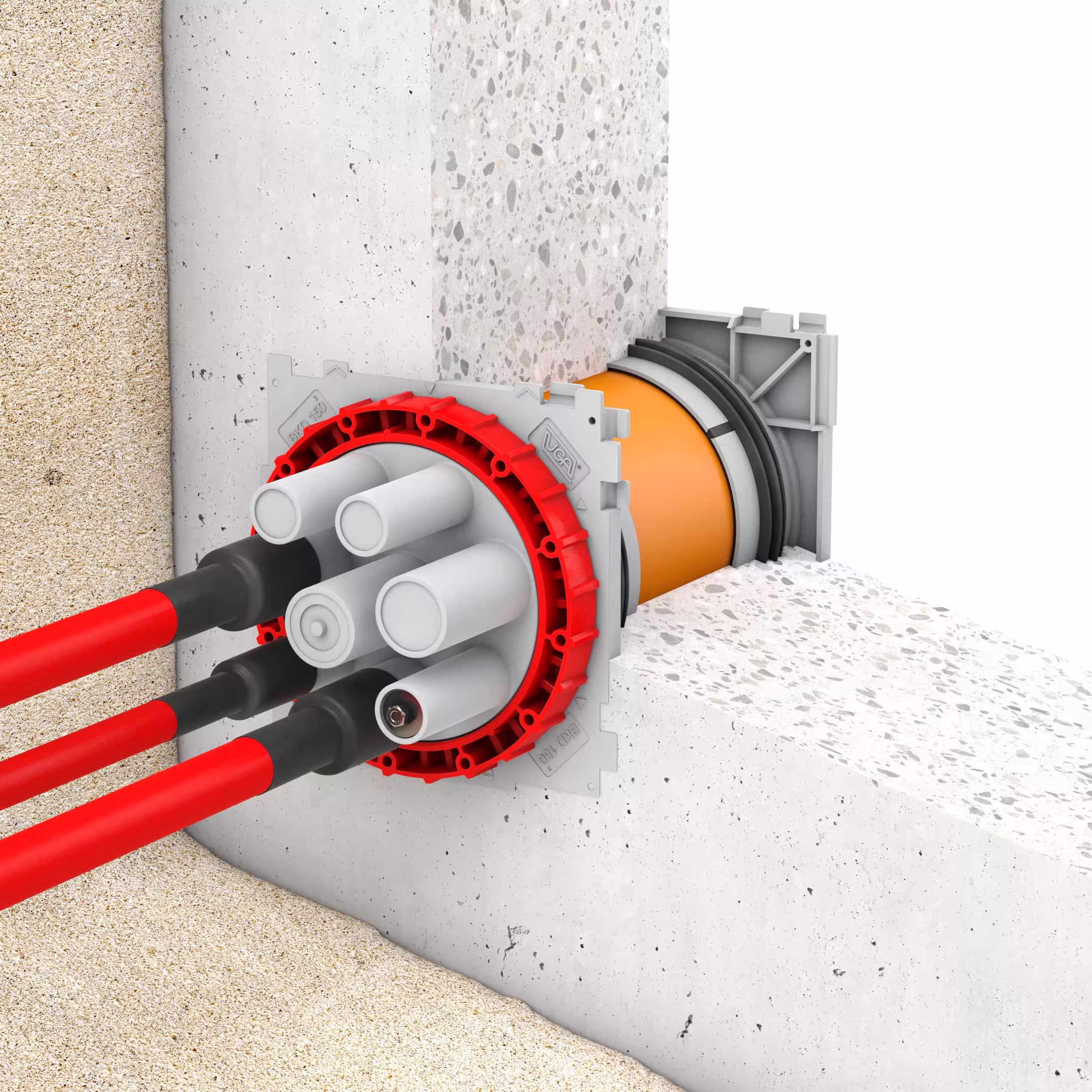 Systemdeckel für BKD150 Ausführung Anzahl Deckelstutzen: 8 Stück mit der GTIN 4251582400368 UGA Systemdeckel für BKD150 D-8/35mm(4/2)/25mm(4/2)-TM von UGA System-Technik mit der Artikelnr. 404415003584