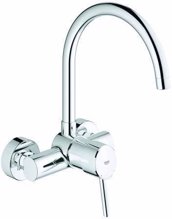 Miscelatore monocomando da cucina GROHE Concetto 32667, a parete, cromato, del marchio Grohe Miscelatore monocomando da cucina GROHE Concetto 32667, a parete, cromato, della categoria rubinetteria da cucina, codice articolo 6000516172