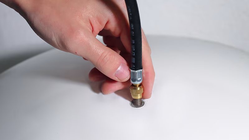 Remplisseur de récipient TecLine 400 ml, inflammable Person, Körperteil, Finger, Hand