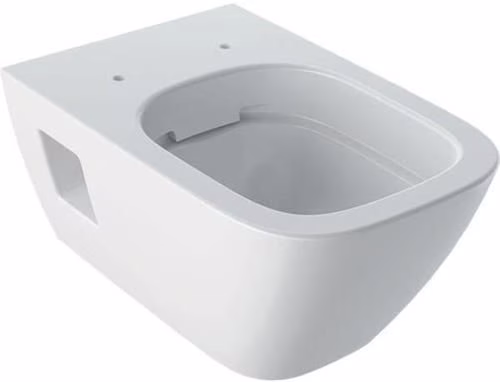 WC suspendu Geberit Renova Plan, chasse d'eau profonde, design semi-fermé, sans bride, blanc, de la marque Geberit WC suspendu Geberit Renova Plan, chasse d'eau profonde, semi-fermé, sans bride, blanc, de la catégorie WC suspendus, référence 6000578860