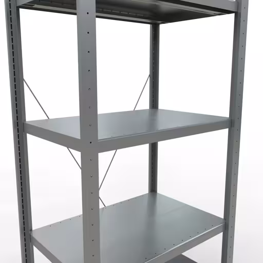 Figura n. 7 dell'articolo scaffale base, scaffale, sistema a innesto MULTIplus250, 2000 x 750 x 500 mm (AxLxP), 5 ripiani, traversa, zincato del gruppo di prodotti sistema a innesto della marca Schulte Lagertechnik